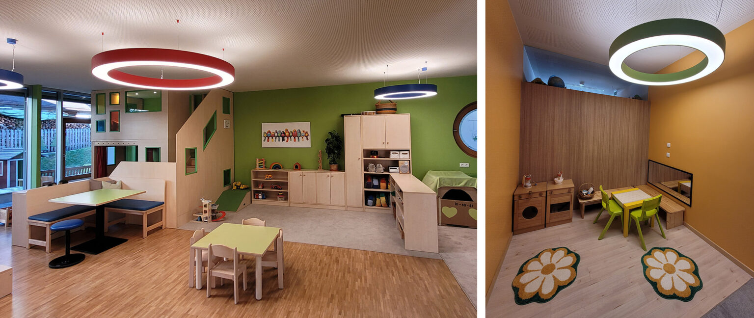 Spielbereich im Kindergarten und KiMiBi in Mils bei Imst