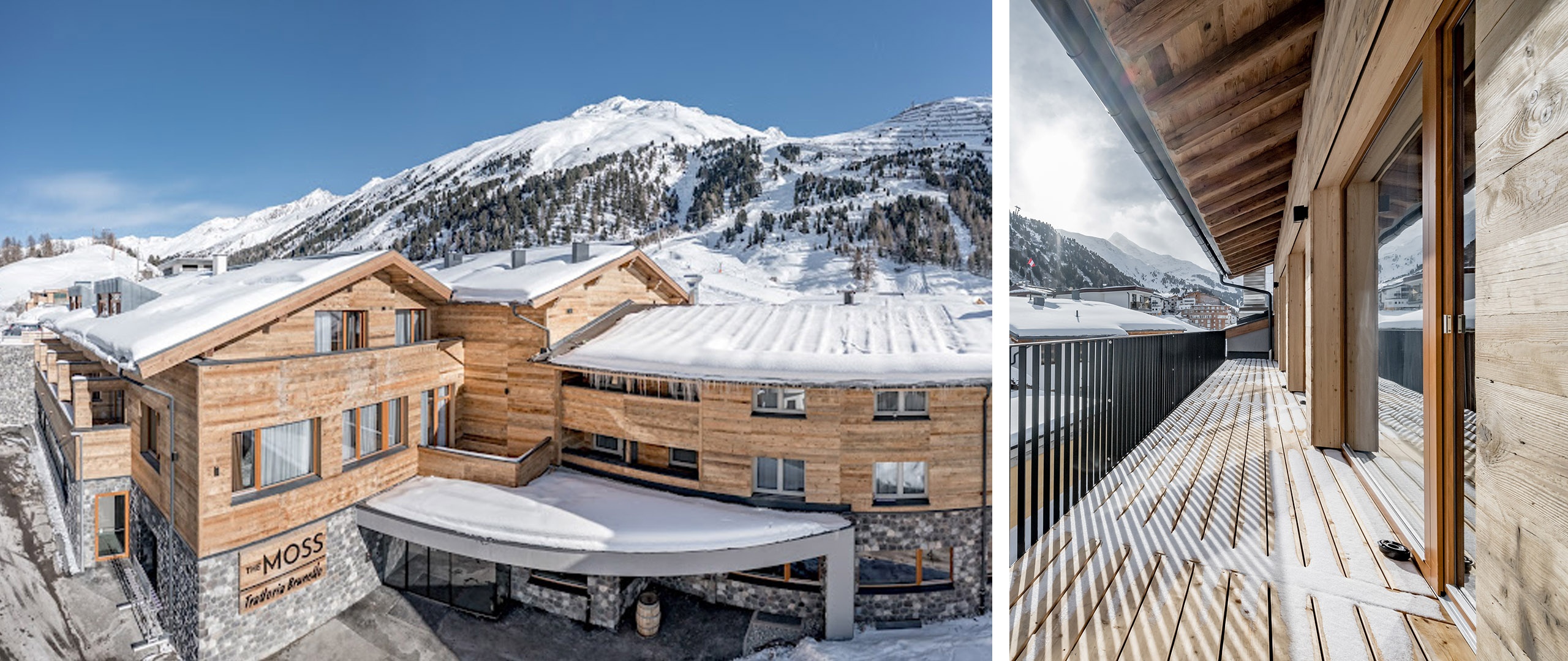Hotel "The Moss" in Obergurgl im Ötztal im Winter